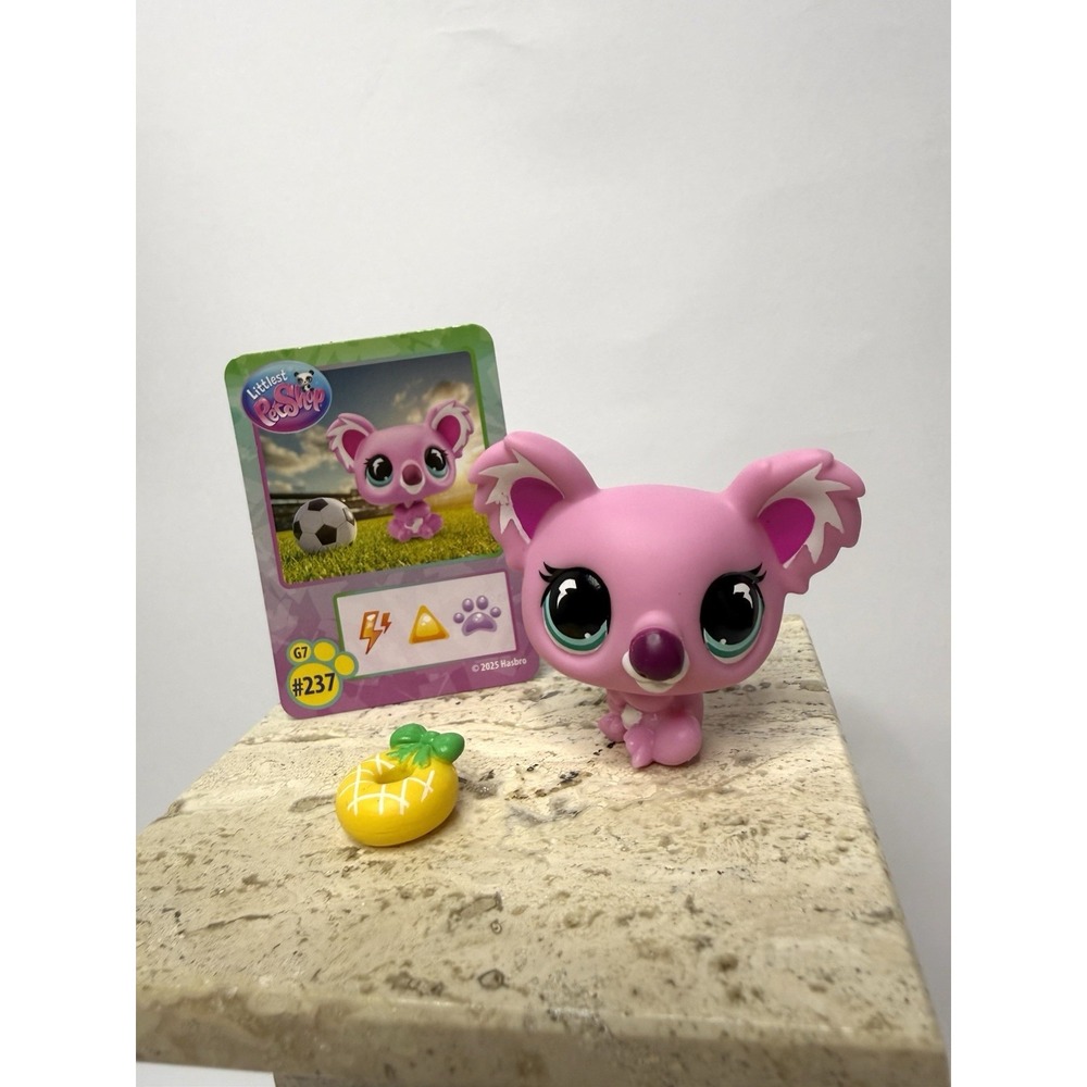 LPS- Littlest Pet Shop Koala G7 #237 with Accessory & Collector Card